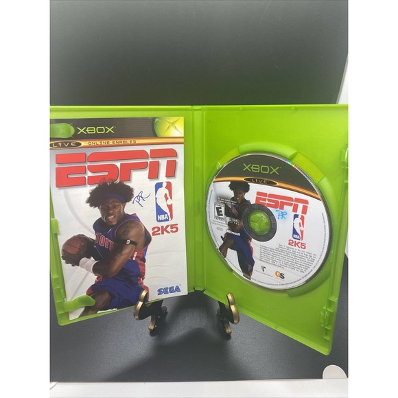 ESPN NBA 2K5 (Microsoft Xbox, 2004) Complete with Game, Disc and Manual - Picture 7 of 7